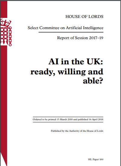 House of Lords AI Report: Policy Impact, Implementation, and Progress